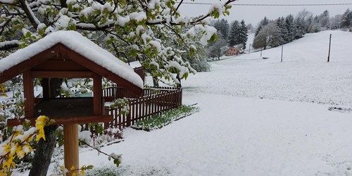 I takhle může vypadat duben u nás na Benecku