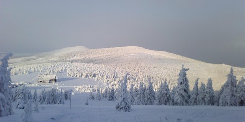 Pohled na Depandanci Špindlerovy boudy