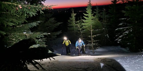 Večerní výšlap na pásech - pod Černou horou