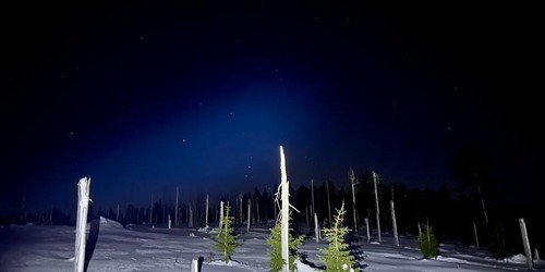 Večerní zrcadla za svitu čeloky pod Černou horou